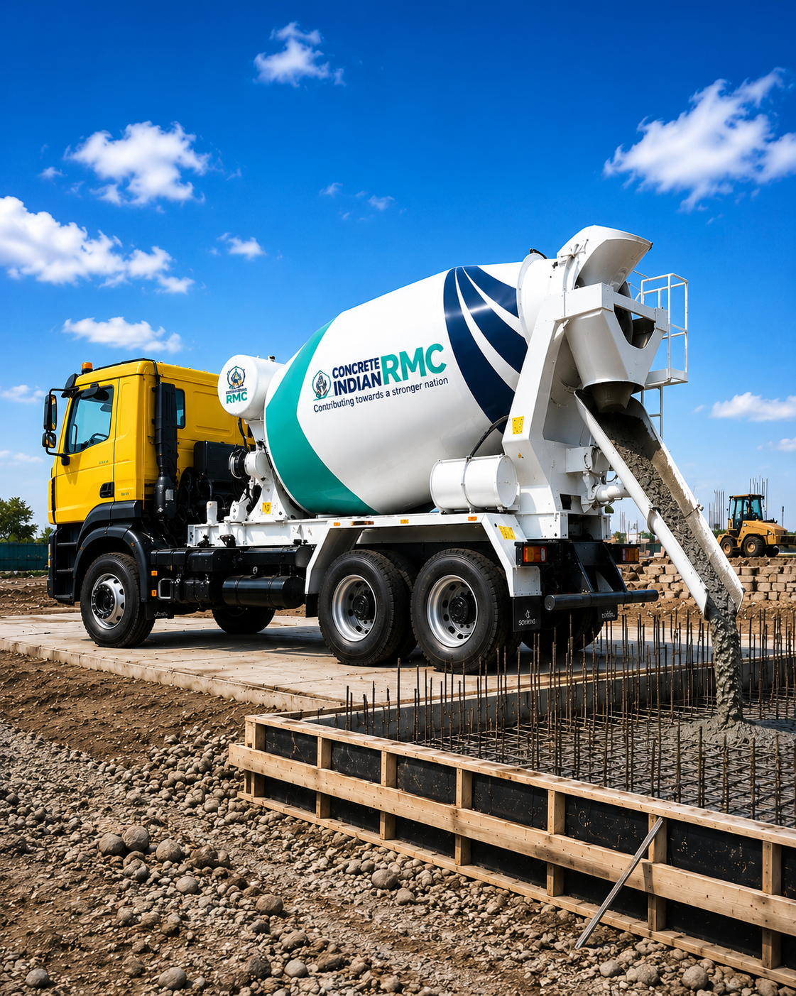 Concrete Indian RMC batching plant, Hyderabad